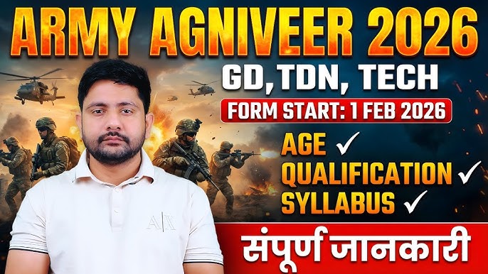 Indian Army Agniveer Recruitment 2026 Notification Out For Various Posts Apply Online